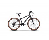 24" Raleigh Pop Black Bike for 8 to 12 years old